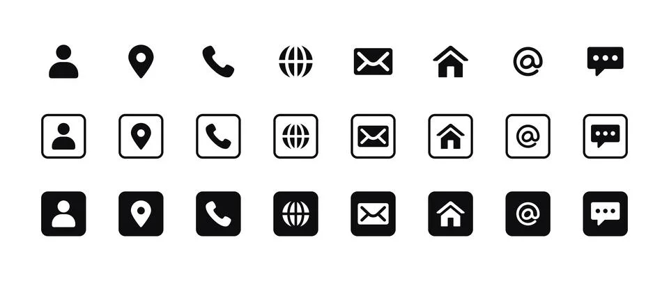 Web icon set. Website set icon vector. for computer and mobile. Set of vect.. Stockillustratie