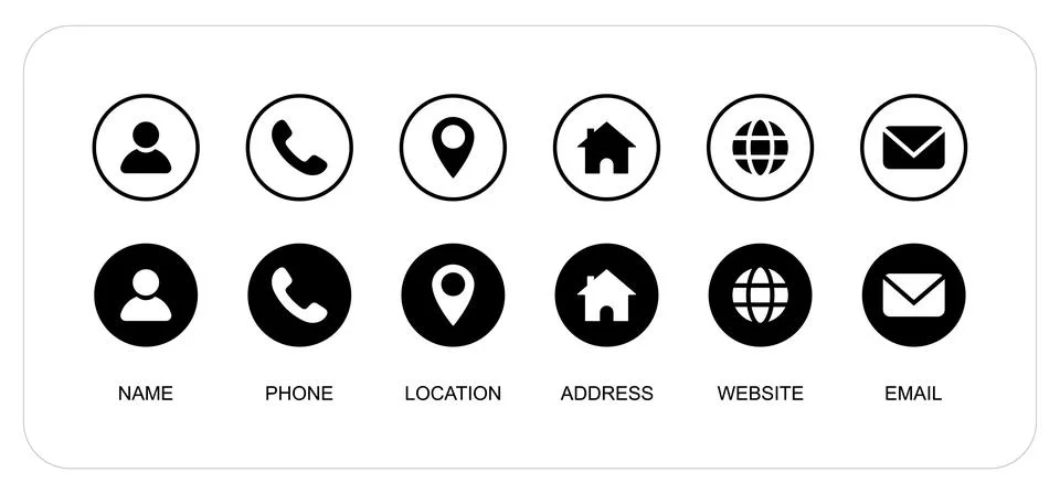 Web icon set. Website set icon vector. for computer and mobile 스톡 일러스트