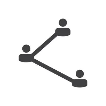 Web icon share icon, vector illustration. Flat design style Stock Illustration