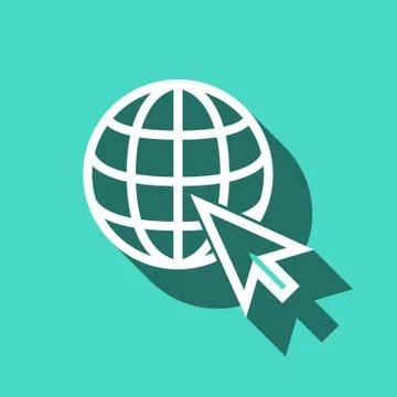 Web icon stock vector illustration flat design Stock Illustration