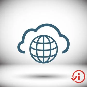 Web icon stock vector illustration flat design 스톡 일러스트