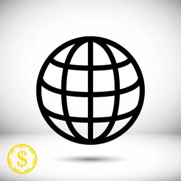 Web icon stock vector illustration flat design Ilustração Stock