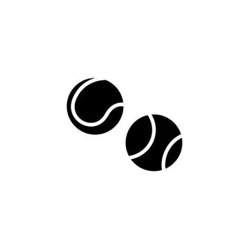 Web icon. Tennis. vector illustration black on white background Stock Illustration