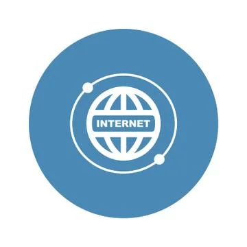 Web Icon Vector flat design style Stock Illustration
