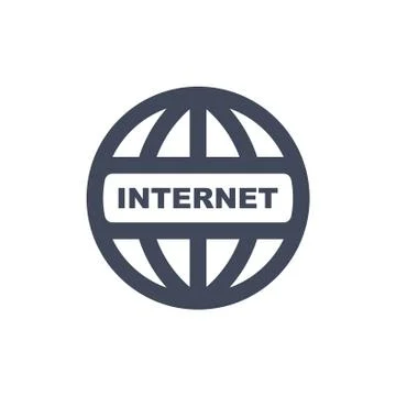 Web Icon Vector flat design style Stock Illustration