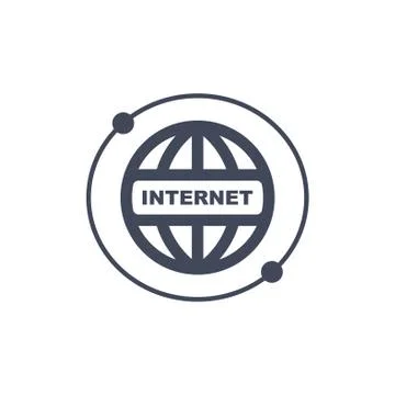 Web Icon Vector flat design style Stock Illustration