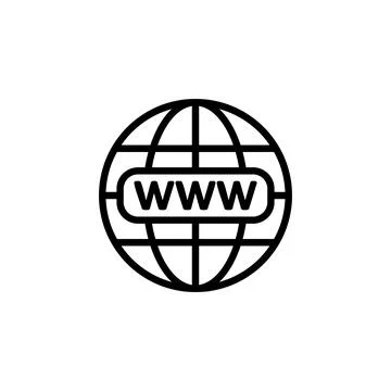 Web icon vector. go to web icon. web click icon Stock-Illustration