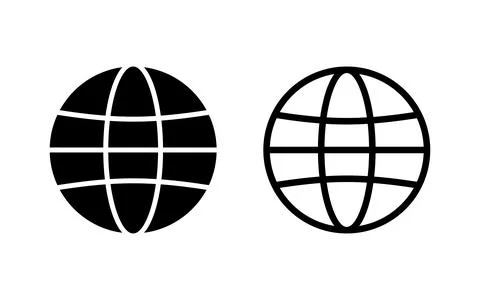Web icon vector illustration. go to web sign and symbol. web click icon. Gl.. Stock Illustration
