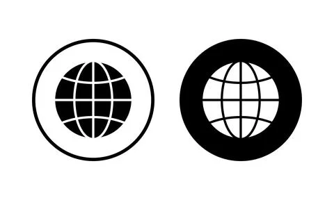 Web icon vector illustration. go to web sign and symbol. web click icon. Gl.. Stock Illustration