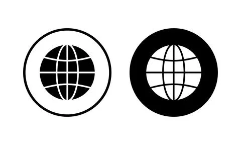 Web icon vector illustration. go to web sign and symbol. web click icon. Gl.. Stock Illustration