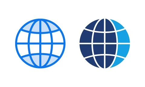 Web icon vector illustration. go to web sign and symbol. web click icon. Gl.. Stock Illustration