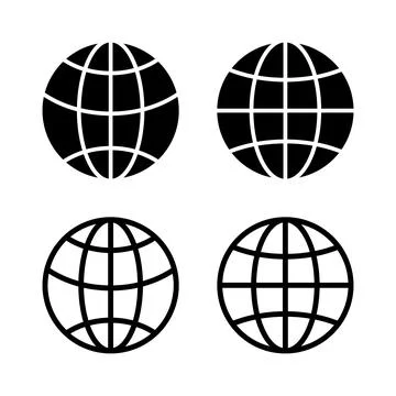 Web icon vector illustration. go to web sign and symbol. web click icon. Gl.. Illustrazione stock