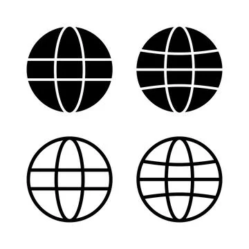 Web icon vector illustration. go to web sign and symbol. web click icon. Gl.. Illustrazione stock