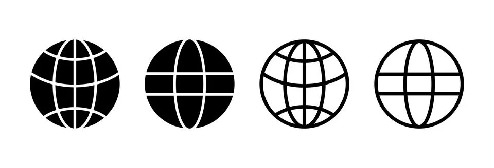 Web icon vector illustration. go to web sign and symbol. web click icon. Gl.. Stock Illustration