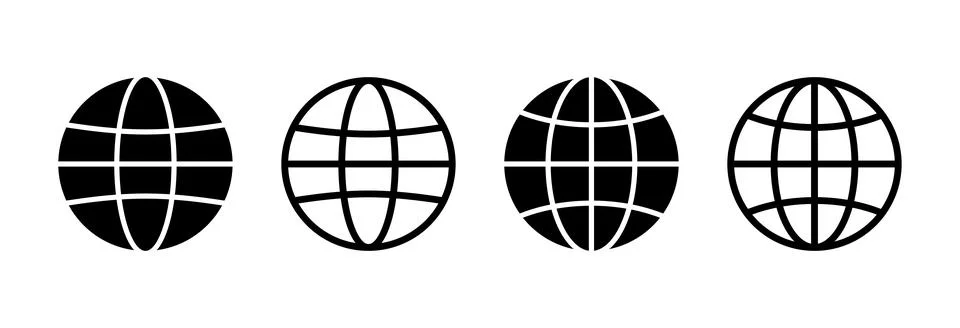 Web icon vector illustration. go to web sign and symbol. web click icon. Gl.. Illustrazione stock