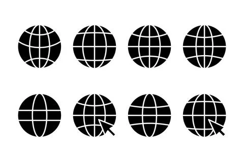 Web icon vector illustration. go to web sign and symbol. web click icon. Gl.. Stock Illustration