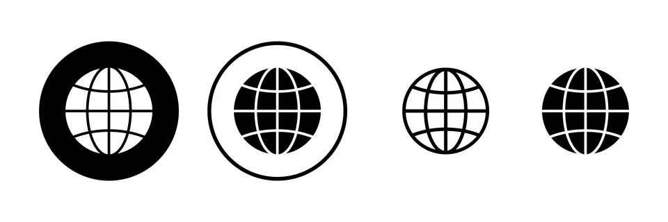 Web icon vector illustration. go to web sign and symbol. web click icon. Gl.. Stock Illustration