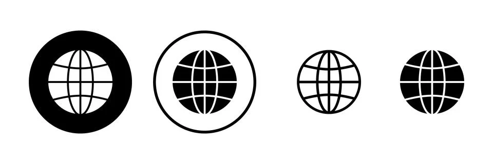 Web icon vector illustration. go to web sign and symbol. web click icon. Gl.. Stock Illustration