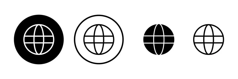 Web icon vector illustration. go to web sign and symbol. web click icon. Gl.. Stock Illustration