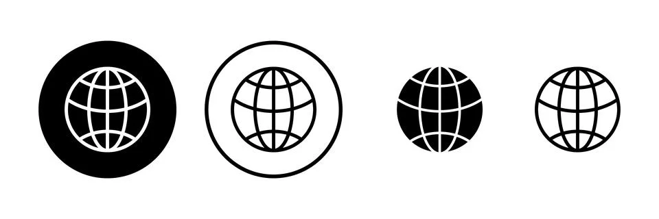 Web icon vector illustration. go to web sign and symbol. web click icon. Gl.. Stock Illustration