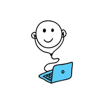 Web icon webinar Stock Illustration