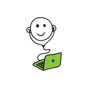 Web icon webinar Stock Illustration