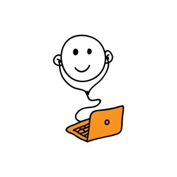 Web icon webinar Stock Illustration