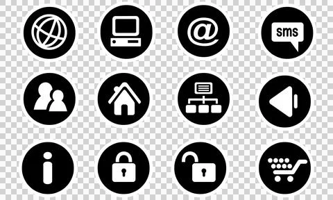 Web icons 2 (2) Stock-Illustration