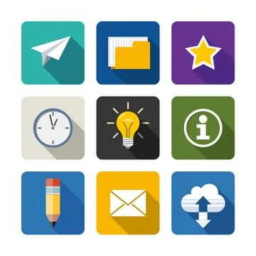 Web icons Stock Illustration