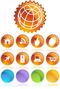 Web icons Stock Illustration