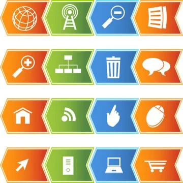 Web icons Stock Illustration