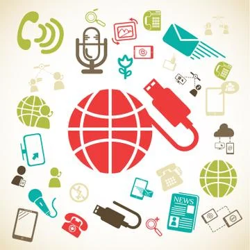 Web icons Stock Illustration