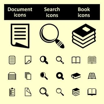 Web icons Stock Illustration