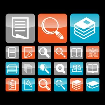 Web icons Stock Illustration