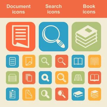 Web icons Stock Illustration