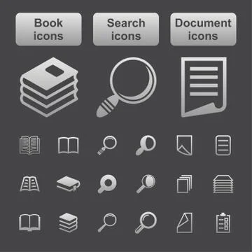 Web icons Stock Illustration