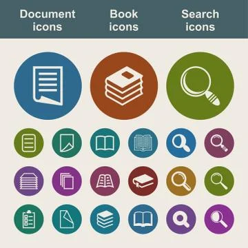 Web icons Stock Illustration