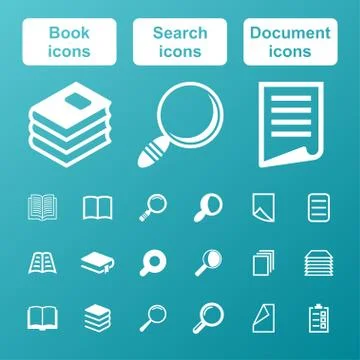 Web icons Stock Illustration