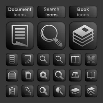 Web icons Stock Illustration