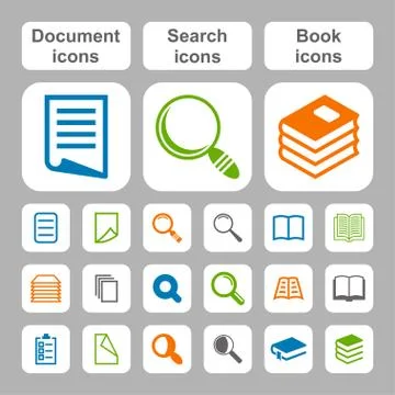 Web icons Stock Illustration