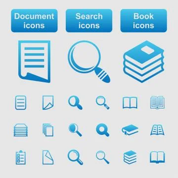 Web icons Stock Illustration