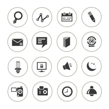 Web icons Stock Illustration