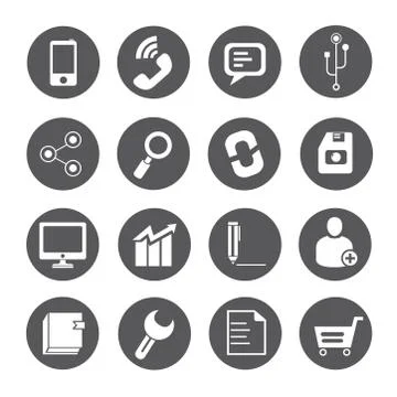 Web icons Stock Illustration