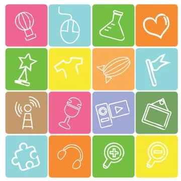 Web icons Stock Illustration