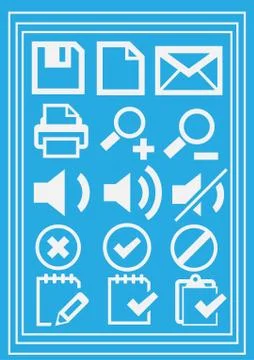 Web Icons Stock Illustration
