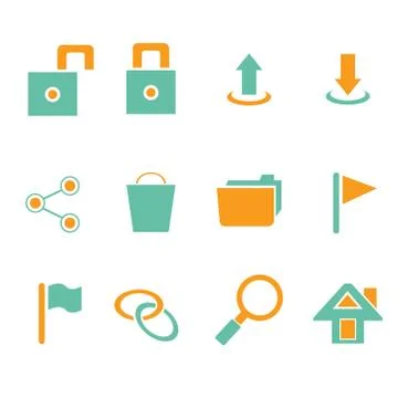Web icons Stock Illustration