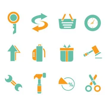 Web icons Stock Illustration