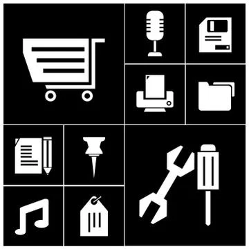 Web icons Stock Illustration