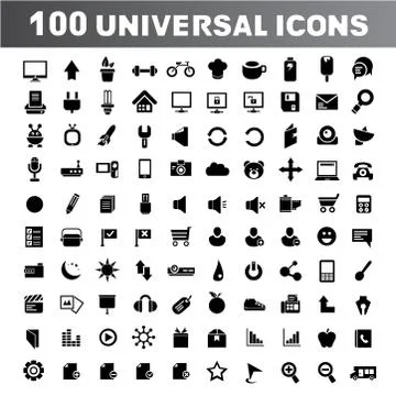 Web icons Stock Illustration