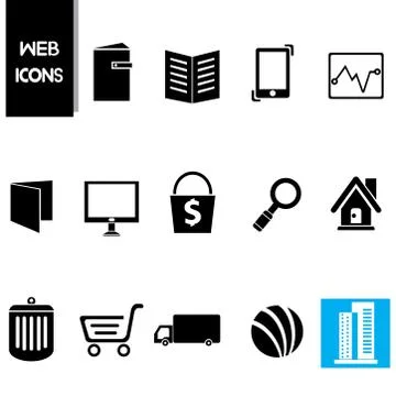 Web icons Stock Illustration
